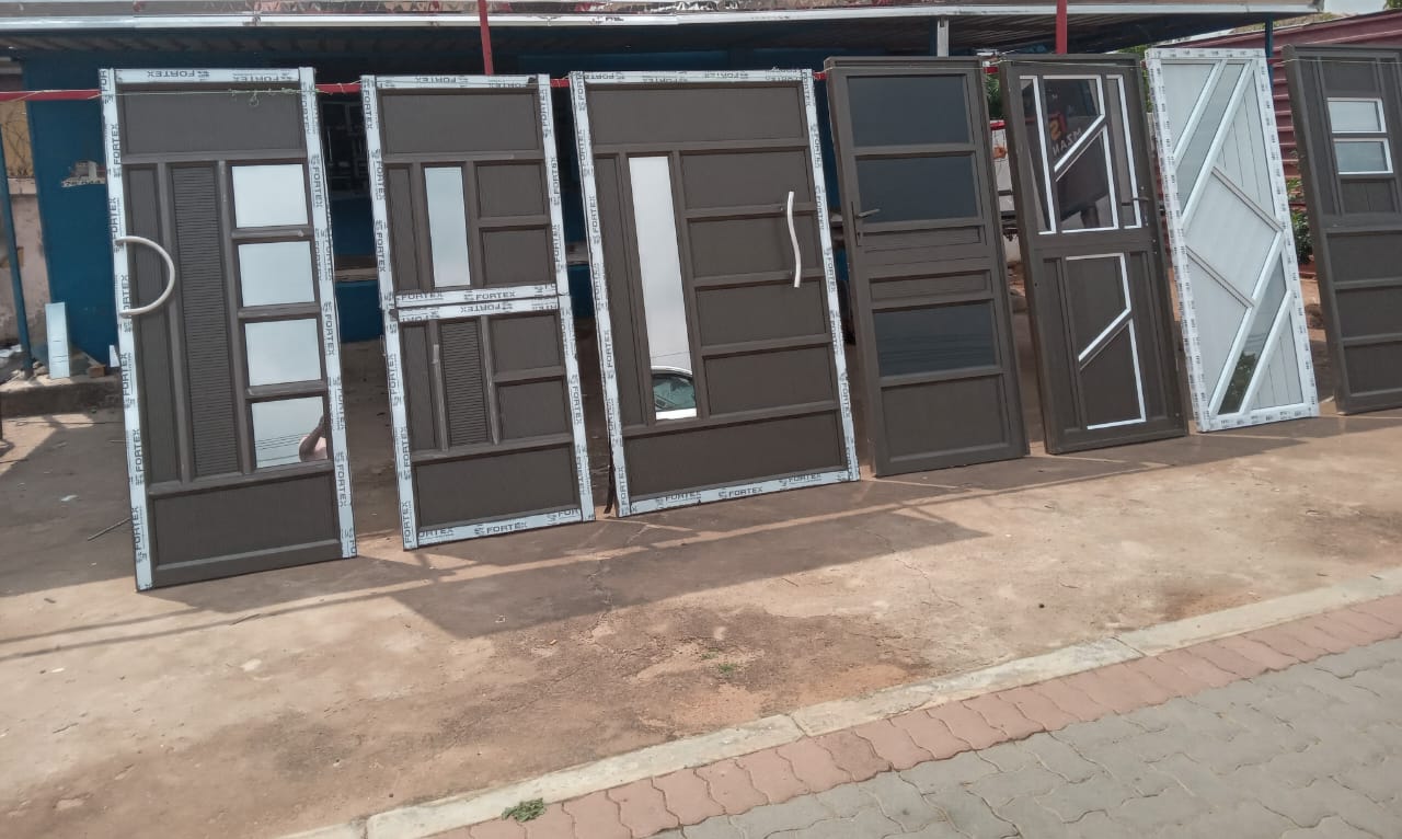Aluminium doors